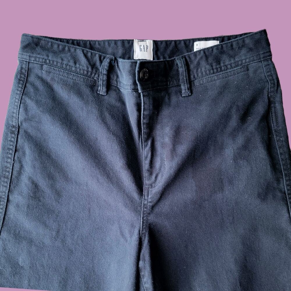 High Waisted Wide Leg Crop Pants Size 8 from The Gap - Picture 2 of 5